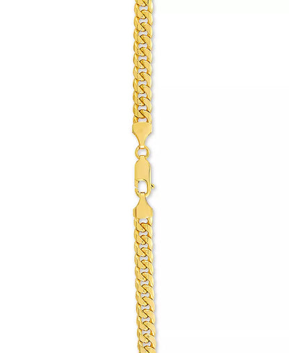 Miami Cuban Link 18" Chain Necklace (6Mm) in 10K Gold