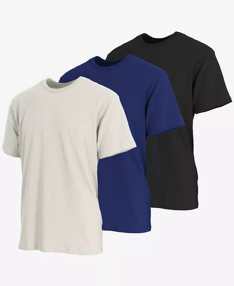 Men'S Short Sleeve Crew Neck Classic T-Shirt, Pack of 3