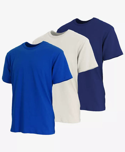 Men'S Short Sleeve Crew Neck Classic T-Shirt, Pack of 3