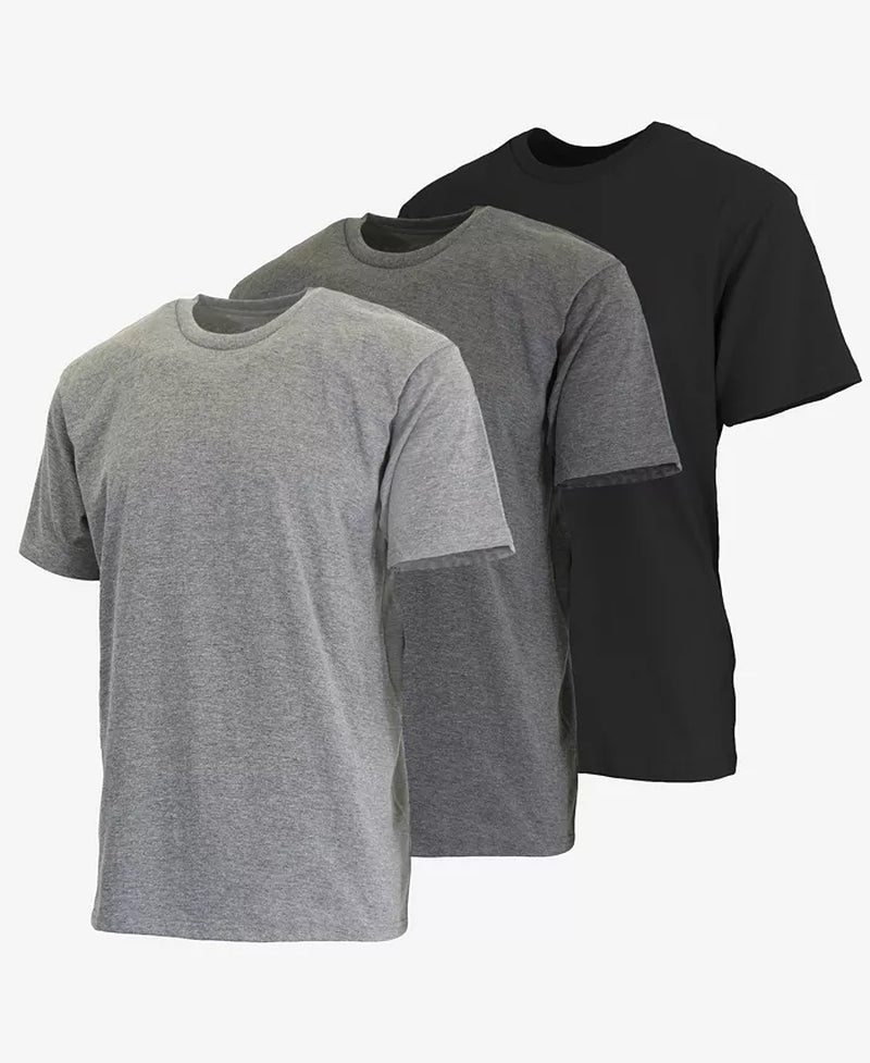 Men'S Short Sleeve Crew Neck Classic T-Shirt, Pack of 3