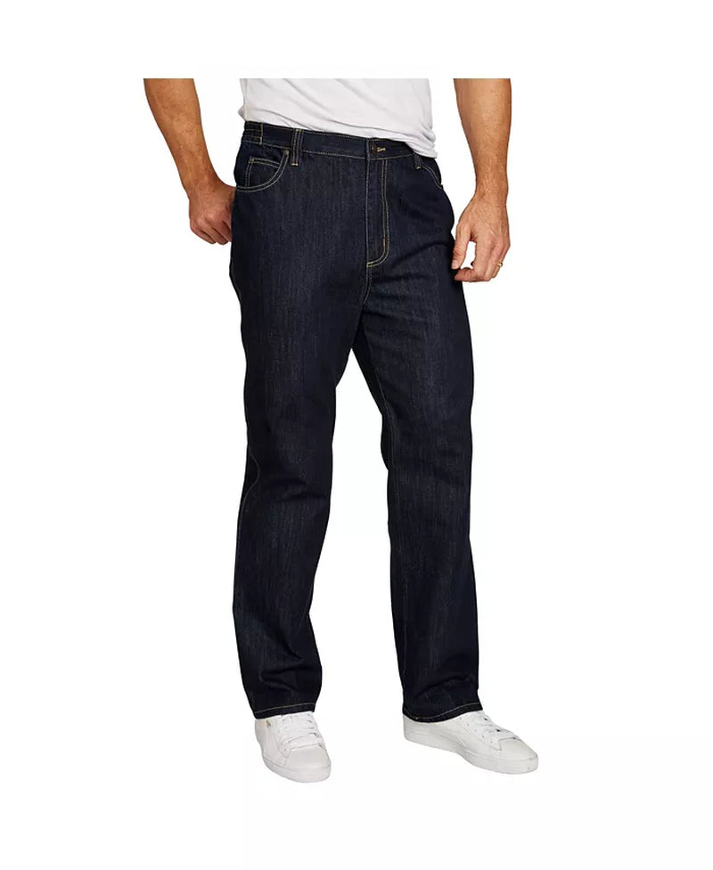 By Kingsize Men'S Big & Tall Loose-Fit Side Elastic 5-Pocket Jeans