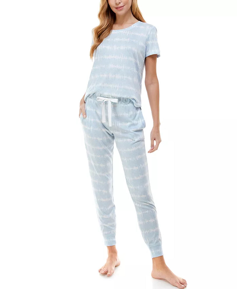 Scoop Neck T-Shirt & Jogger Pants Pajama Set