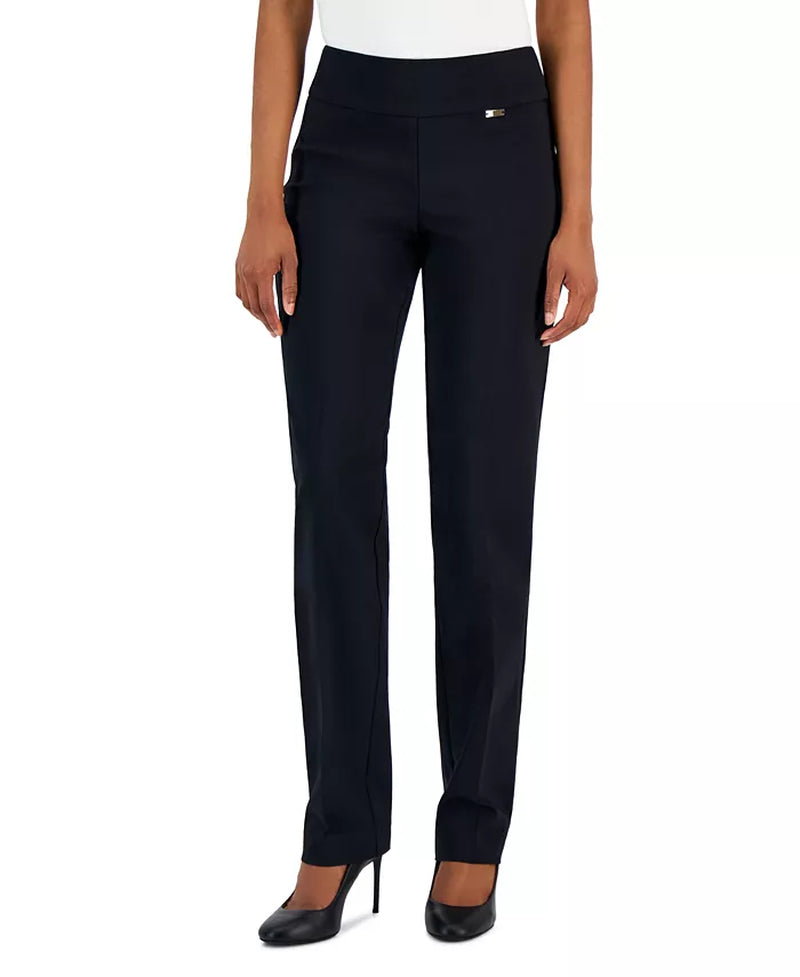 Women'S Tummy-Control Pull-On Straight-Leg Pants, Created for Macy'S